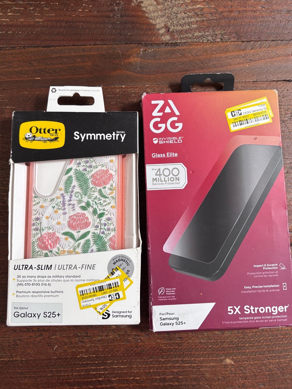 Samsung Galaxy S25+ OtterBox Symmetry Floral Case + Screen Protector Bundle NWT